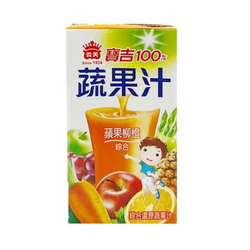 台灣直郵 【義美】I-MEI 小寶吉蔬果汁(蘋果柳橙) 125ml