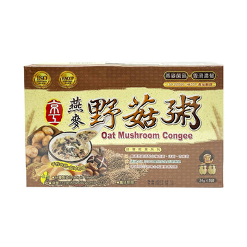 台灣直郵【京工】KINGKUNG 燕麥野菇粥 272g 8入