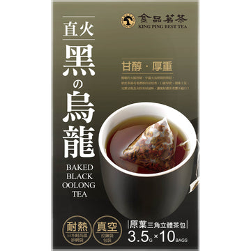 台灣金品茗茶直火 黑的烏龍茶-三角立體茶包