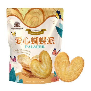 台灣直郵 【台灣優格餅乾學院】SCHOOL OF COOKIE 愛心蝴蝶派 180g