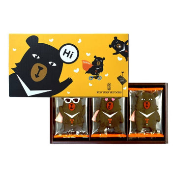台灣直郵【郭元益】 KUO YUAN YE 喔熊OhBear餅乾 132g 12入