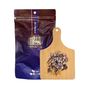 台灣直郵【頤珍宮膳】YIFOOD 忘憂放鬆玫瑰茶 50g