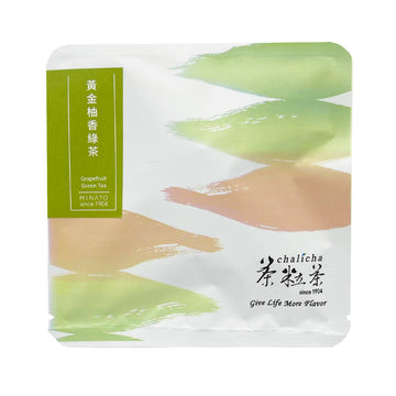 台灣直郵【茶粒茶 】 MINATO 黃金柚香綠茶立體獨立包 3g