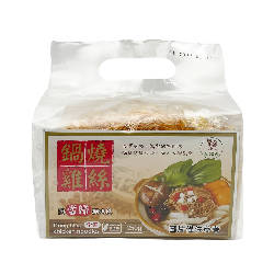 台灣直郵【金雞牌】JINGJIMEN 鍋燒雞絲麵 當歸風味 (全素)250g 5入