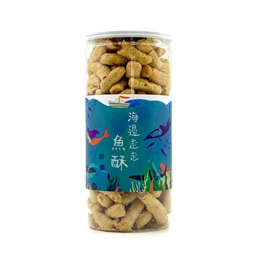 台灣直郵【 海邊走走】HIWALK 魚骨頭酥 120g