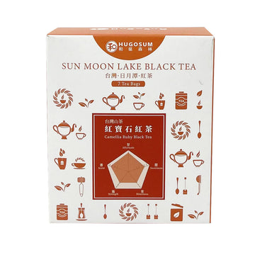 台灣直郵【和菓森林】HUGOSUM 品茶職人 紅寶石紅茶立體隨身包 2.5g*7入