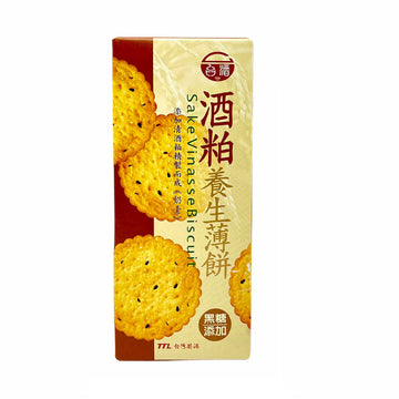 Taiwan Direct Mail【Taiwan Wine】 TTL TAIWAN Wine Dregs Health Crepes (Brown Sugar) 120g 6pcs