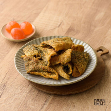 台灣【澎湖伯】魚皮 (鹹蛋黃) 70g/包