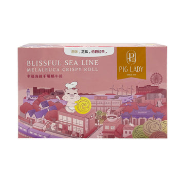 Taiwan Direct Mail【Pig Baomei】 PIG LADY Snail Roll-Comprehensive Three Flavor B (Original, Sesame, Earl Grey) 288g 