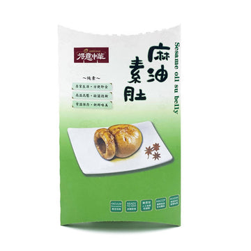 [台灣直郵]得意中華 D.E CHUNG HUA FOODS 麻油素肚 150g