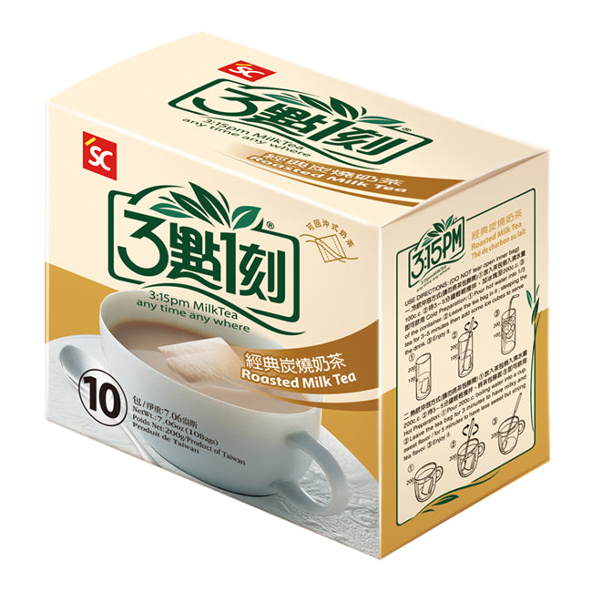 台灣 【三點一刻】炭燒奶茶 (10入)