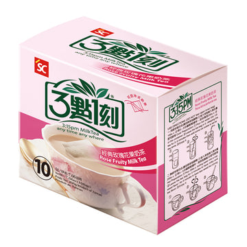 台灣 【三點一刻】玫瑰花果奶茶 (10入)