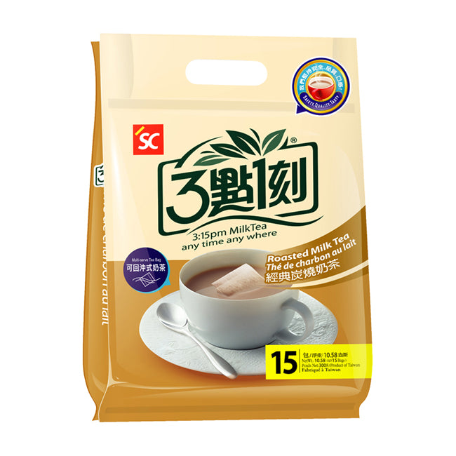 台灣 【三點一刻】炭烧奶茶 (15入)