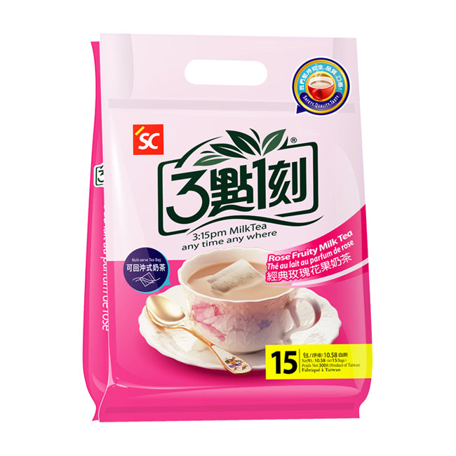 Taiwan【3:15】Rose Hip Milk Tea (15pcs) 