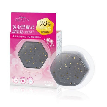 [台灣直郵] 台塩 TAIYEN 黃金黑曜岩潔顏皂 50g