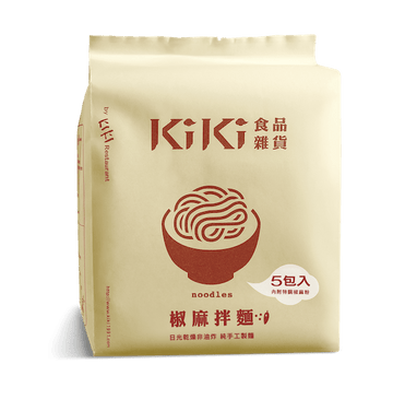 台灣【KIKI食品雜貨】椒麻拌麵5包入