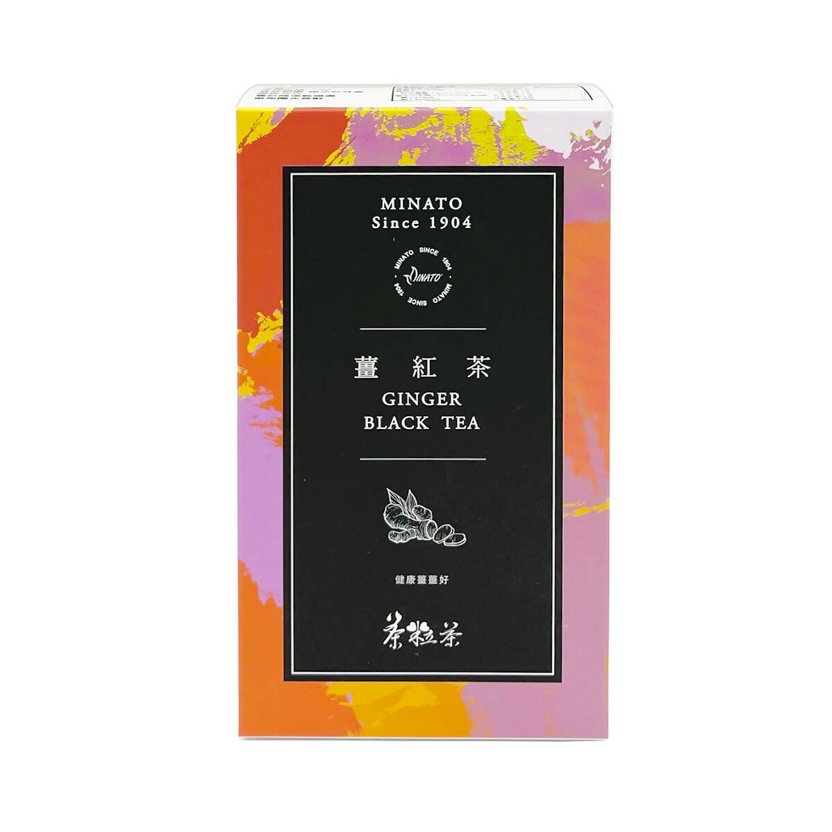 台灣直郵【茶粒茶】 MINATO 薑紅茶隨身包 4g*15入