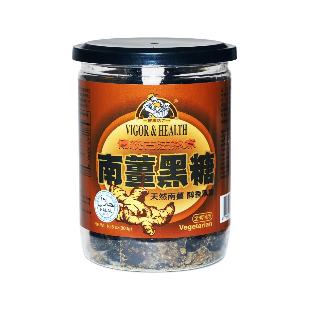 台灣【有機廚坊-健康活力】南薑黑糖 300克