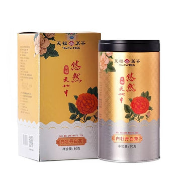 中國【天福茗茶】悠然天地中白牡丹 80g