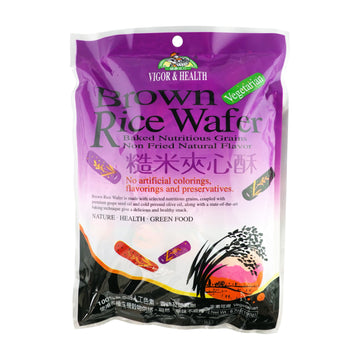 Taiwan【Vigor & Health】Brown Rice Wafer 190g