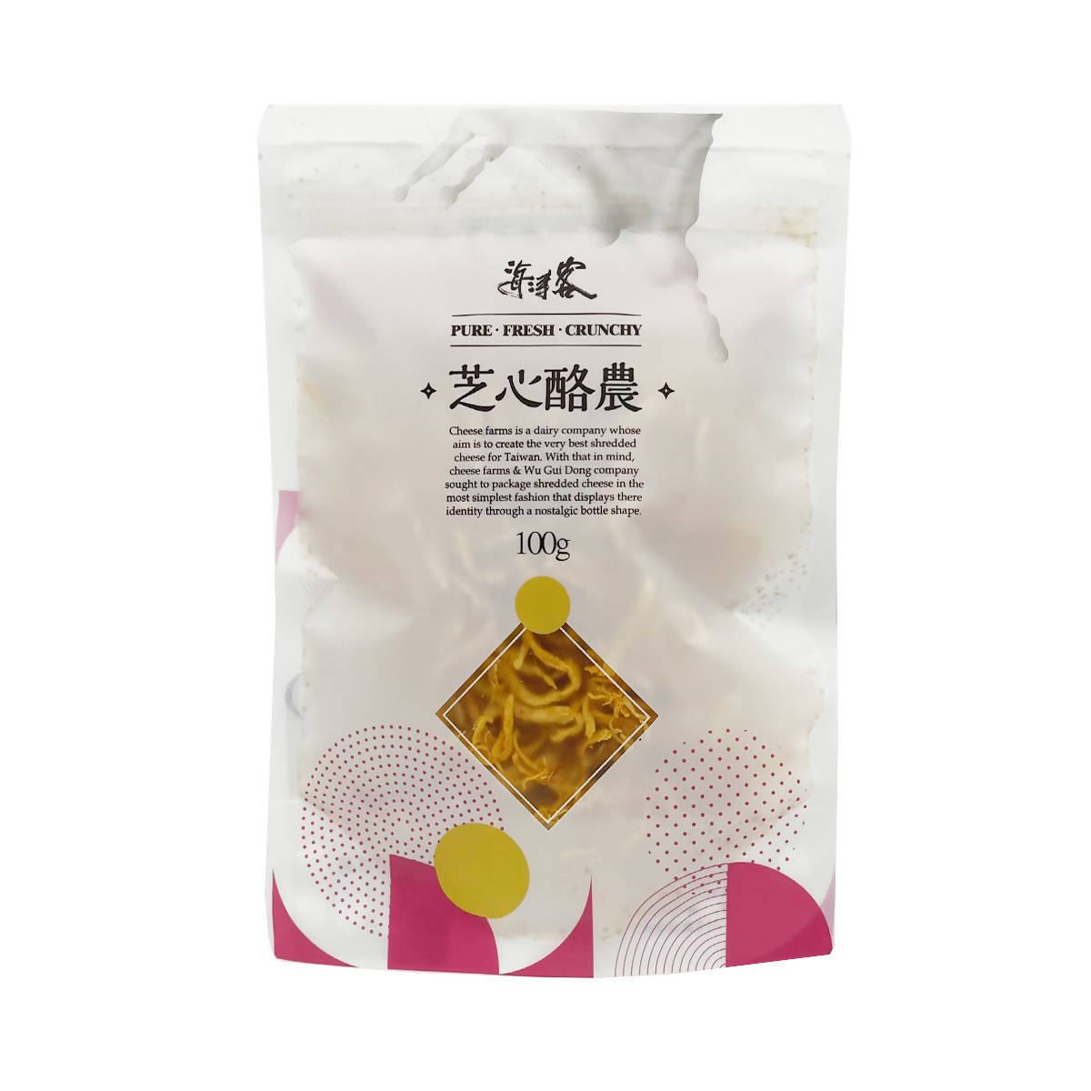 [台灣直郵] 海濤客 HAITAOKE 唐辛子素辣乳酪絲 100g