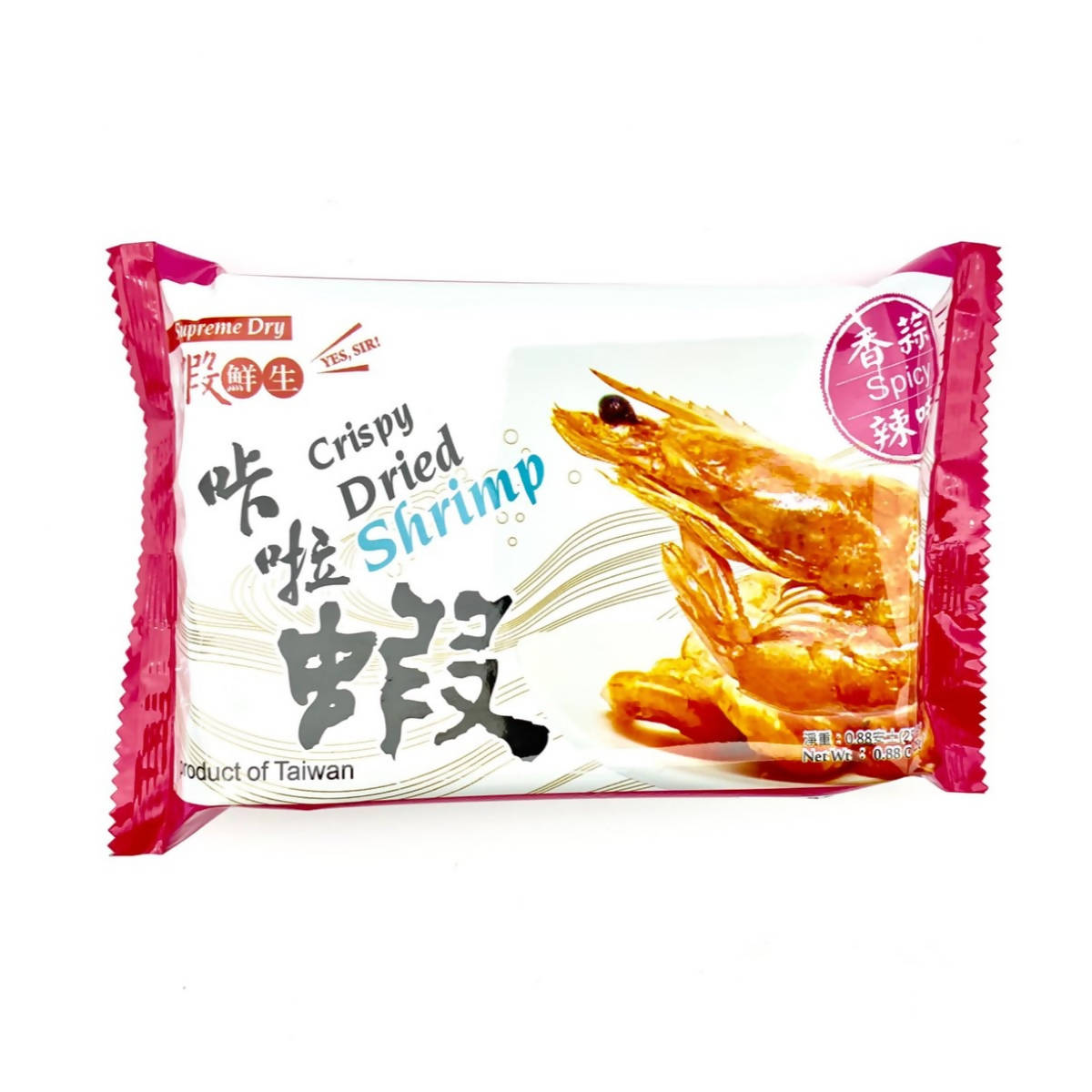 Taiwan Direct Mail【Love Fresh】I 3 FRESH Kala Shrimp (Spicy) 25g 