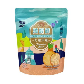 台灣直郵【台東青澤】 CHING TSE 燒蝦餅-ㄤ妞洋蔥口味 100g