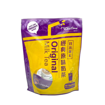 Taiwan direct mail [Sunrise Tea Tai] CHATIME Classic Original Milk Tea 3-in-1 Instant Drink 200g 10pcs 