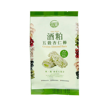 台灣直郵【台酒】TTL TAIWAN 酒粕五穀杏仁棒(抹茶巧克力) 126g