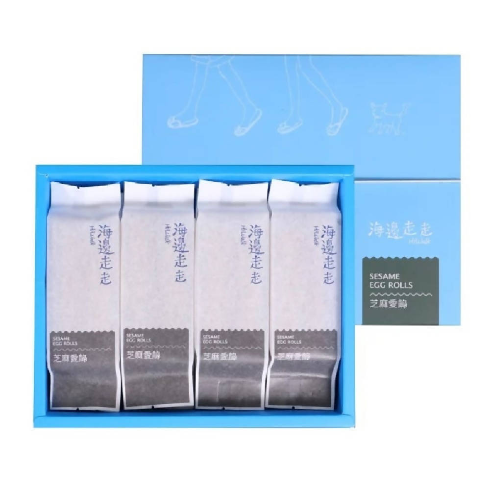 [台灣直郵]海邊走走 HIWALK 芝麻愛餡 400g 8入