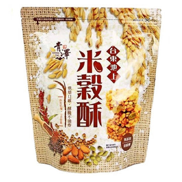 Taiwan direct mail [Taitung Qingze] CHING TSE Chishang Rice Valley Crisp Salt and Pepper Flavor 180g 