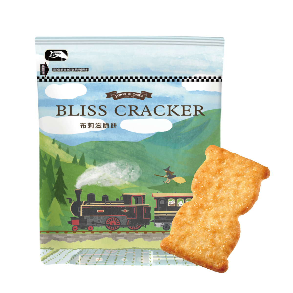 Taiwan [Yogurt Biscuit Academy] Bliss Bliss Biscuits-Garlic Chicken Sauce 12 Packs