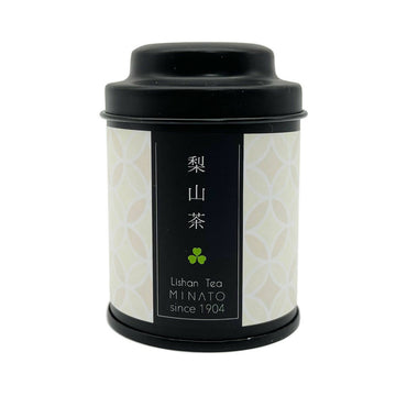 台灣直郵【茶粒茶】 MINATO 原片茶葉 Mini黑罐 梨山茶 25g