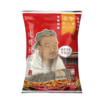 [台灣直郵]台南限定版 TAINAN ONLY 至聖點心麵 (超寬麵條-勁辣口味)85g(保質期:2024/6/6)