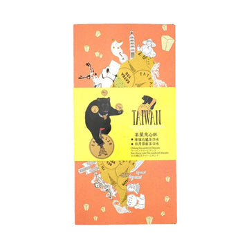 Taiwan Direct Mail【12 Years Old】 EATEA120 Bear Intimate Tea Sandwich (Dongding Oolong vs Sun Moon Lake Black Tea) 132g 6pcs 