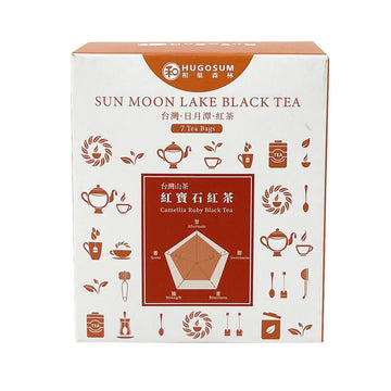 Taiwan direct mail [Heguo Forest] HUGOSUM tea expert ruby ​​black tea three-dimensional carry bag 2.5g*7 into 