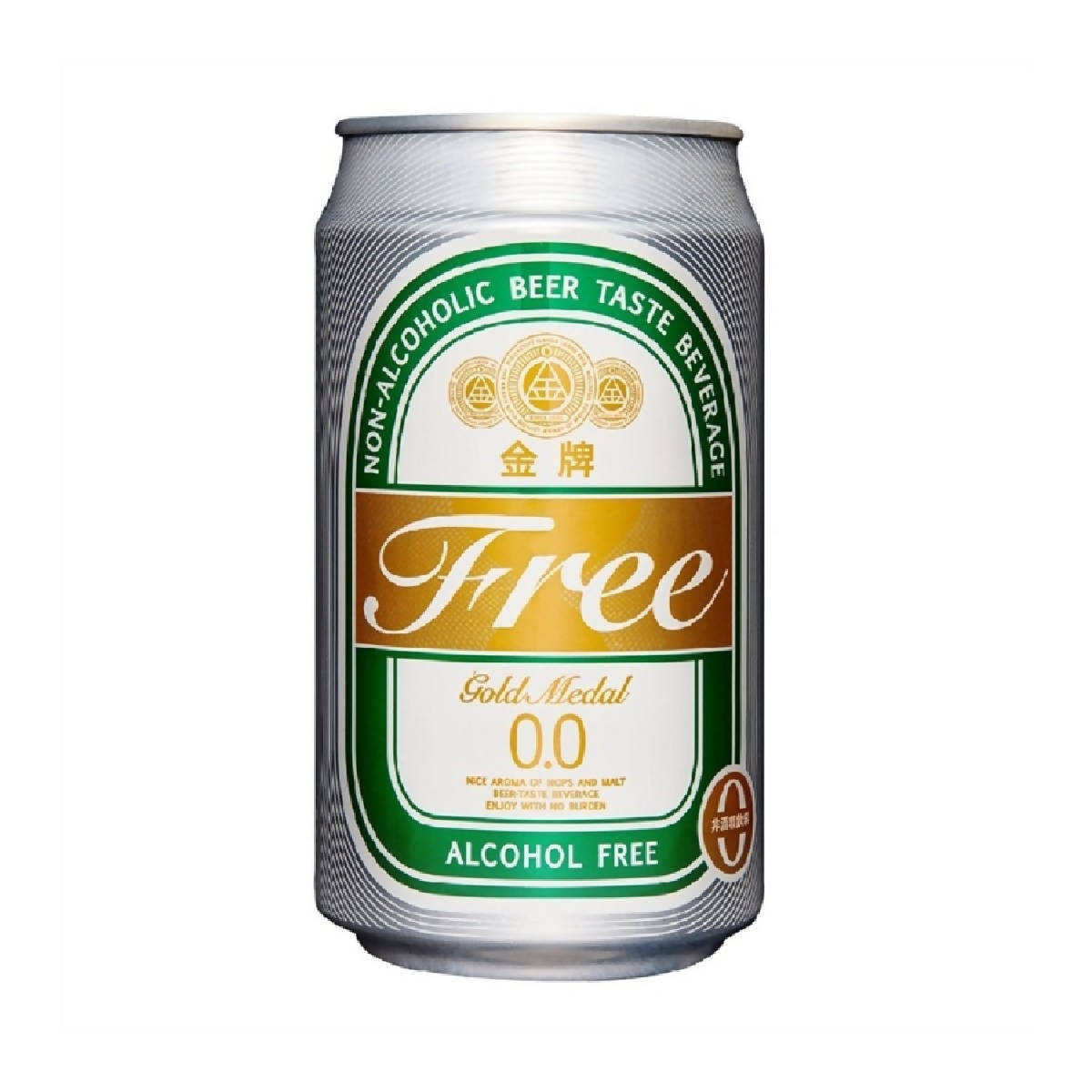 [台灣直郵]台酒 TTL 金牌FREE啤酒風味飲料（零酒精）330ml