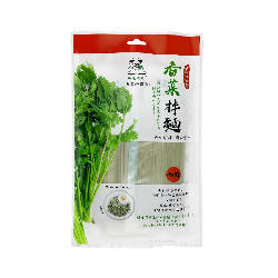Taiwan Direct Mail【Mr. Coriander】MR CORIANDER Coriander Mixed Noodles - Coriander Green Noodles (Pepper Hemp) 504g 4pcs 