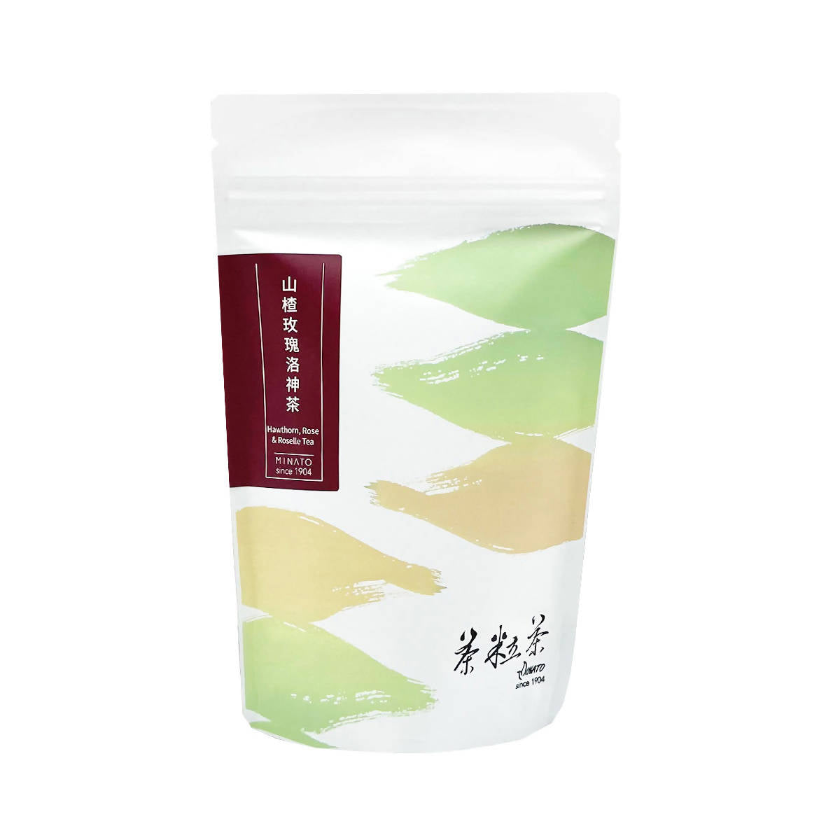 [台灣直郵]茶粒茶 MINATO 山楂玫瑰洛神茶立體茶包 5g*8入