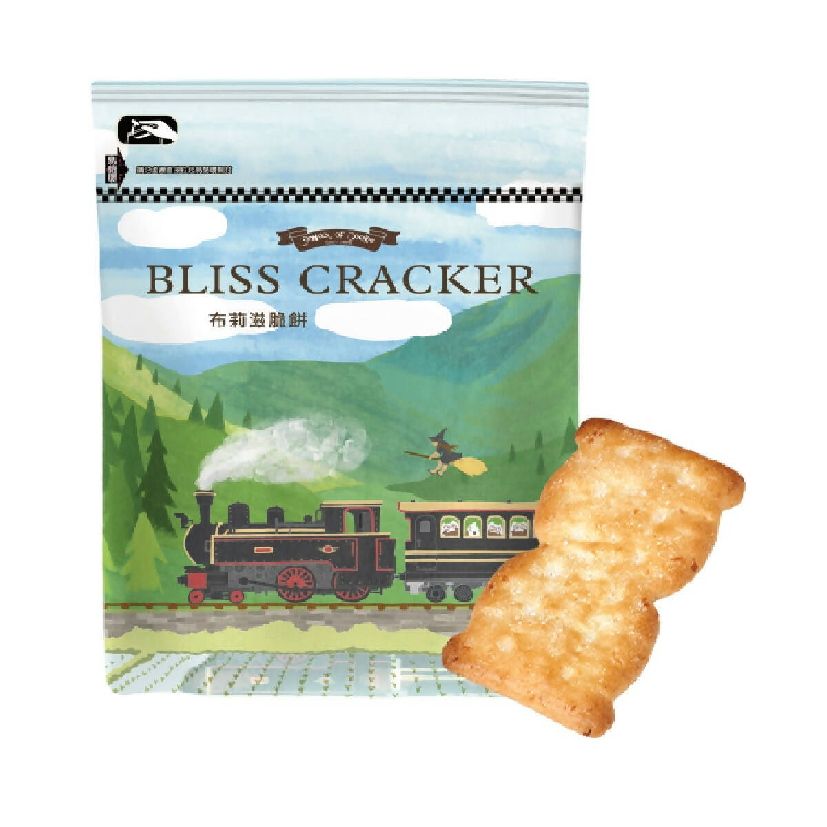 台灣直郵 【台灣優格餅乾學院】SCHOOL OF COOKIE 布莉滋脆餅 蒜香雞汁 290g