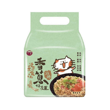 Taiwan direct mail [Taiwan wine] TTL TAIWAN Mancooked Shaoxing Chive Noodles 592g 4pcs 