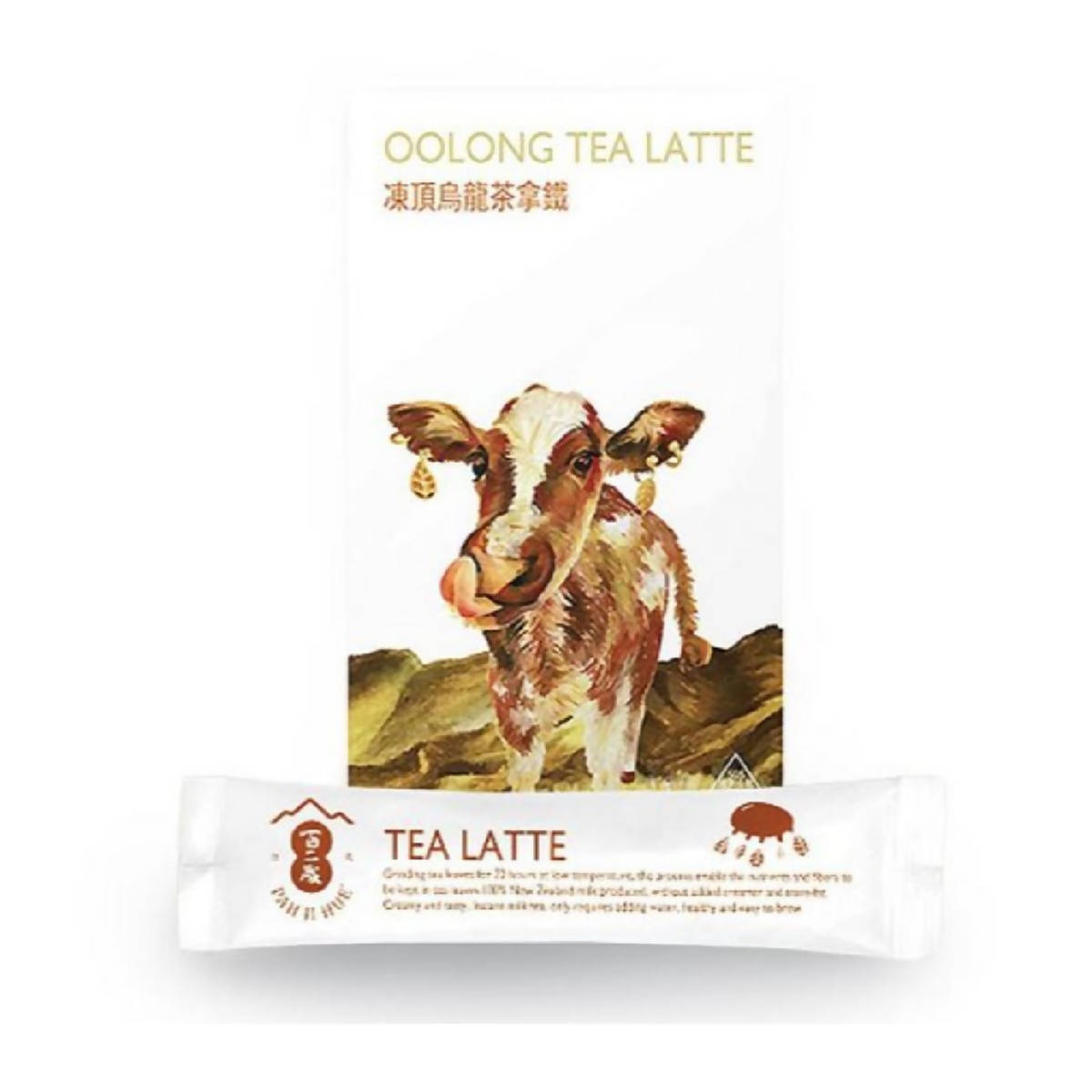台灣直郵【百二歲】 EATEA 120 凍頂烏龍茶拿鐵 220g 8 入