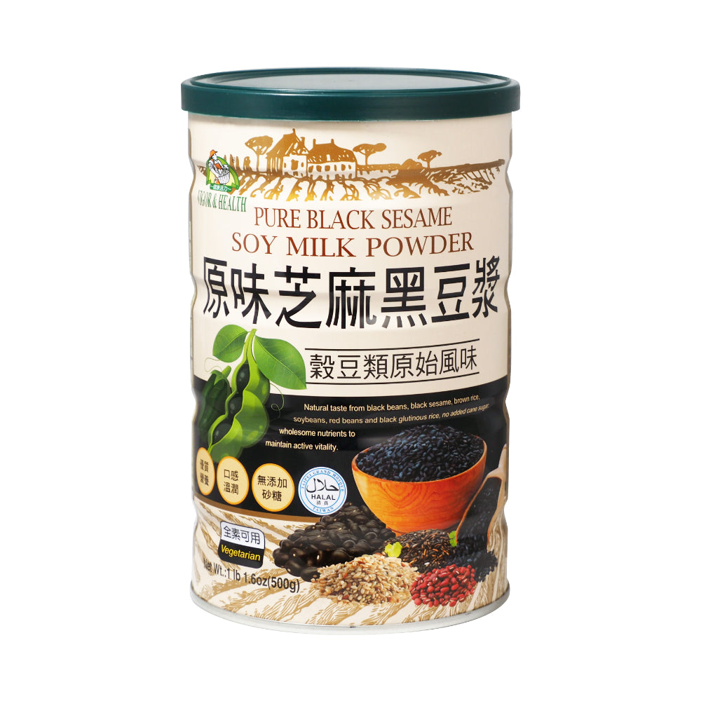 台灣【有機廚坊-健康活力】原味芝麻黑豆漿 500克