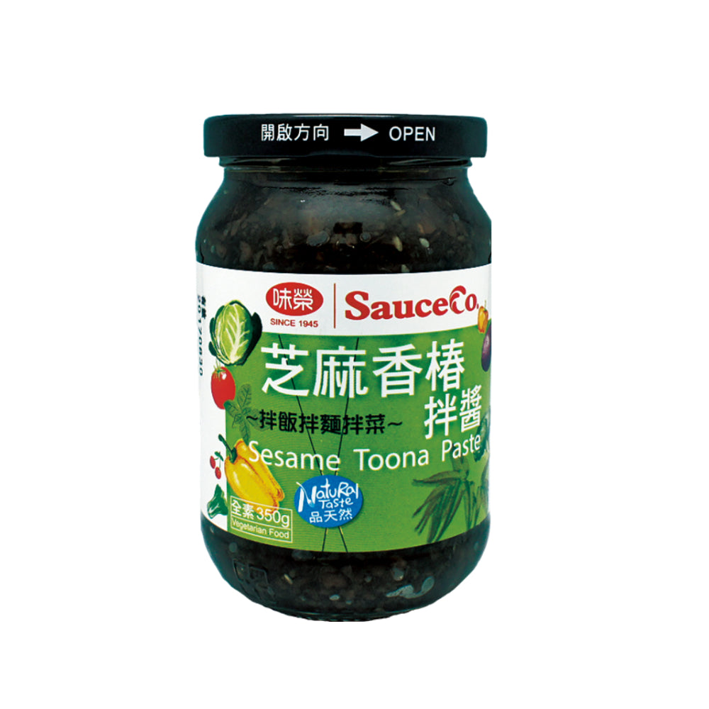 台灣【味榮釀造】芝麻香椿拌醬 350克