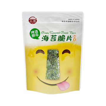 [台灣直郵]台酒 TTL TAIWAN 啤酒酵母海苔脆片 32g