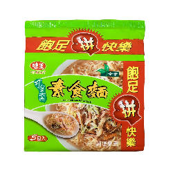 [台灣直郵]味王 VE WONG 巧食斋 素食面 410g 5入