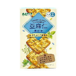 [台灣直郵]義美 I-MEI 亞麻仁蘇打餅 162g 9入