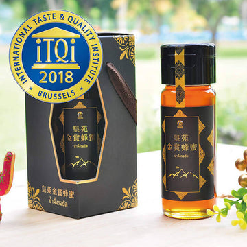 Taiwan direct mail [Bee Story Museum] HONEY MUSEUM Royal Garden Golden Award Honey 430g (iTQi Two-Star Award Honey) 