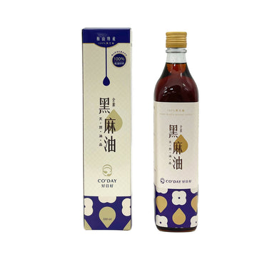 台灣直郵【梅山茶油】MEI-SHAN TEA-SEEDS OIL 黑麻油 500ml